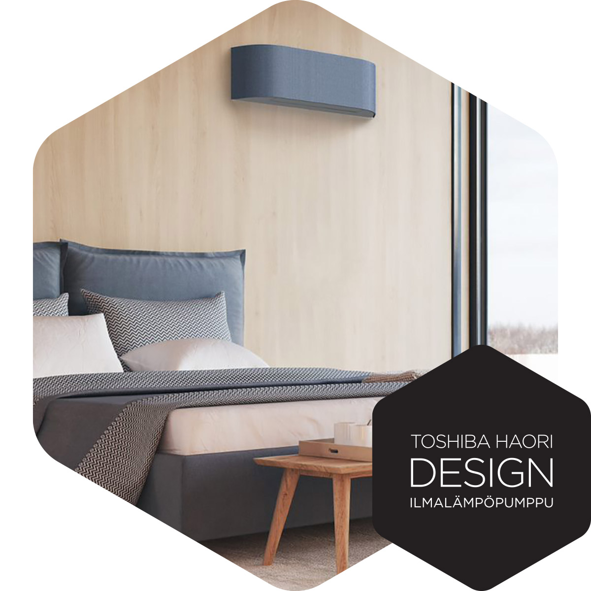 Toshiba Haori - Design ilmalämpöpumppu